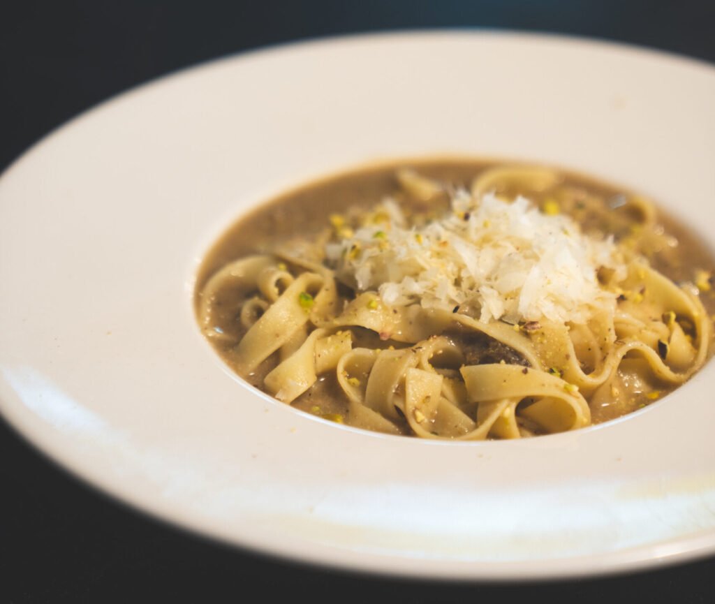 Plato de pasta en Ktxo Pizzería